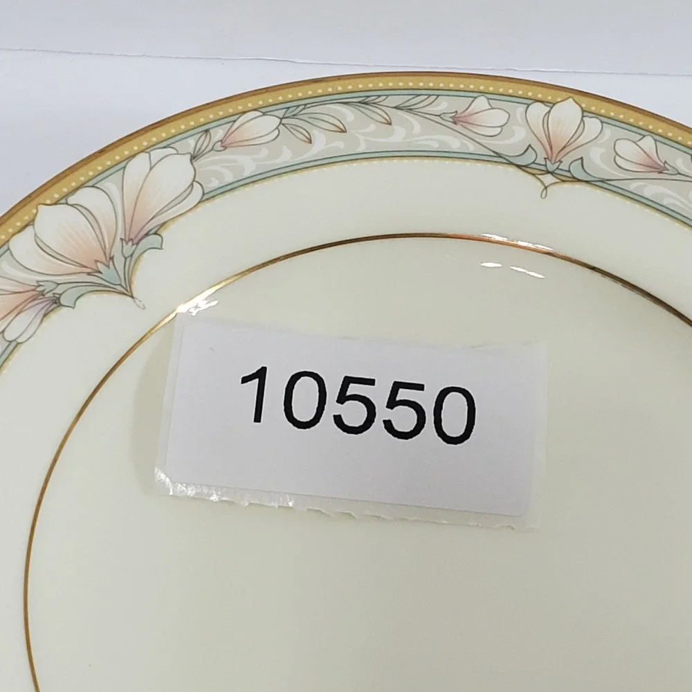 Noritake Barrymore Appetizer Bread & Butter Plates Set of 6 Ivory Floral 9737
